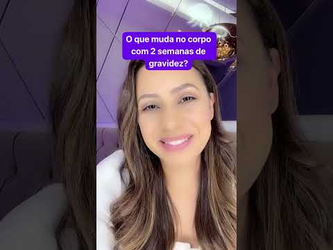 What changes occur in the body at 2 weeks of pregnancy?