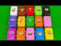 Spongebob Squarepants Looking SLIME With Mini Suitcase Coloring Mix Most Satisfying Slime GARY