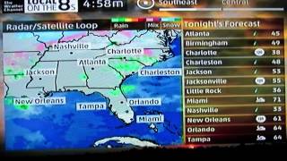 The Weather channel local on the 8&#39;s 3/1/205 storm #sparta lookout forecast