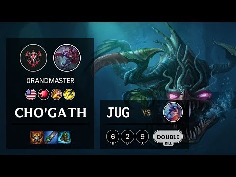 Cho'Gath Jungle vs Nunu & Willump - NA Grandmaster Patch 10.8
