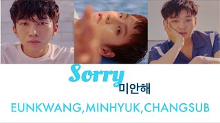 BTOB - Sorry［미안해 ］(かなるび/パート/日本語字幕)