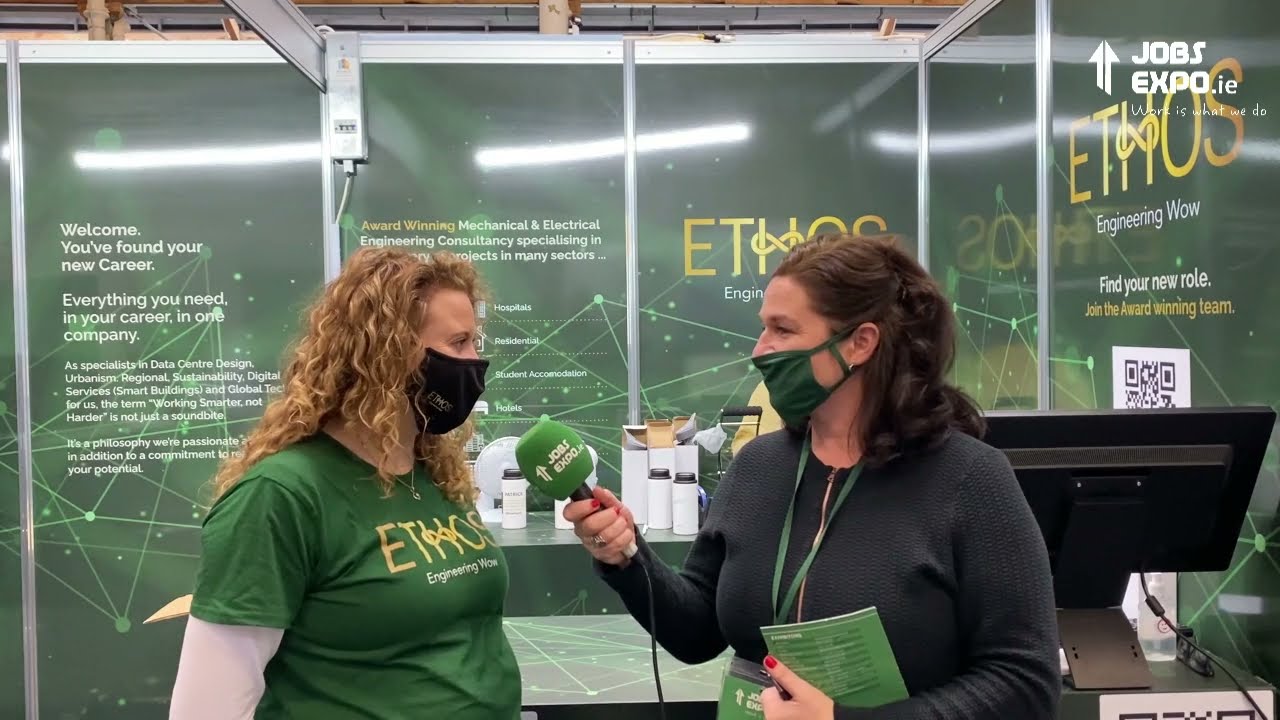 Ethos Engineering at Jobs Expo Dublin - November 2021 at the RDS