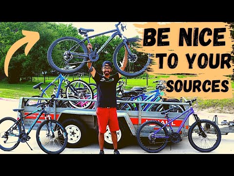 How I Sold 50 Bikes in 5 Minutes | Wholesale Pallets | Be Nice To Your Sources