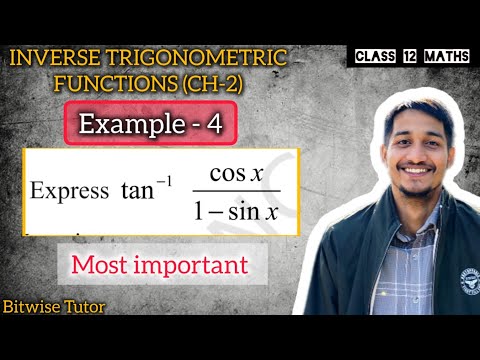 Inverse trigonometric functions example 4 | Example 4 chapter 2 class 12 maths