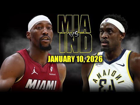 Miami Heat vs Indiana Pacers Full Game Highlights – January 10, 2026 | NBA Season