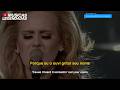 Ao Vivo Adele Set Fire To The Rain Legendado Lyrics Tradução