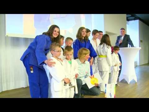 Ehrung Judo Vize-Europameisterin Sabrina Filzmoser in Wels