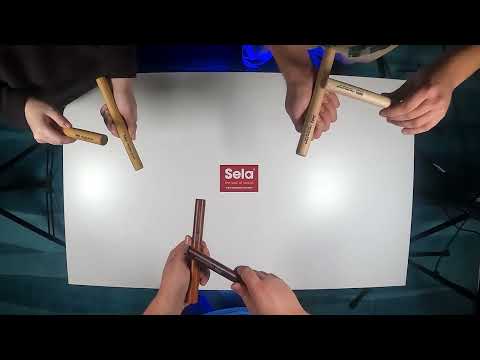 Sela Percussion 'Clavation' 2-Tone Clave Ensemble SE281, SE282, SE283