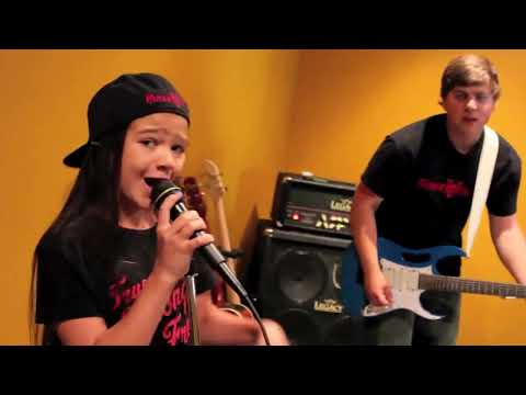 Tom Sawyer - RUSH cover by 10 year old Sara & Motion Device 🍄 RSGA 🍄