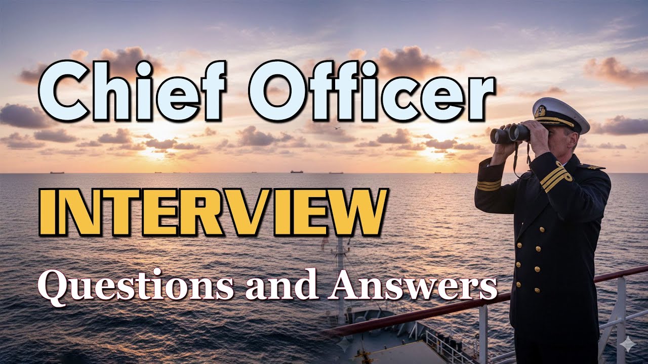 Seafarer - Chief Officer (Cargo, Deck Crew) Conceptual Interview Questions and Answers