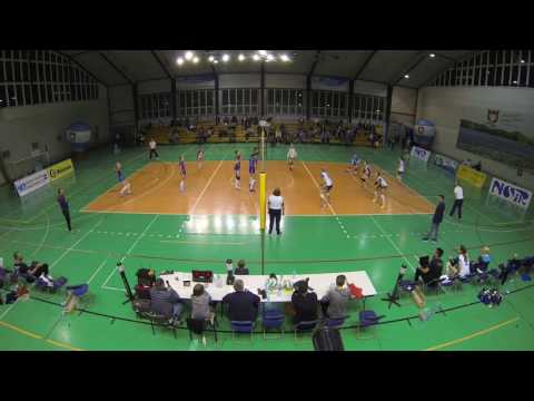 tv.nsk.pl 2016-10-08 NOSIR Nowy Dwór Maz. - AZS PWSZ KARPATY MOSiR KHS Krosno 3:1 (25:21) set 4c