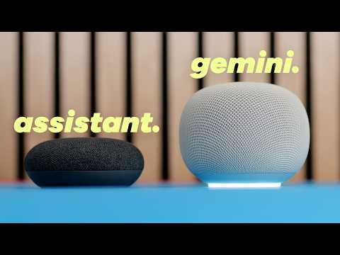 Video Thumbnail: Google Home Speaker vs. Nest Mini: Gemini or the Assistant?