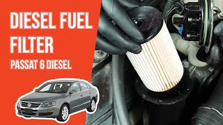 Youtube thumbnail of video "How to replace the diesel fuel filter Passat 6 1.9 TDI ⛽"