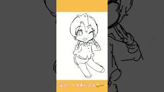 728男子を描いてみた🍰(ショート)