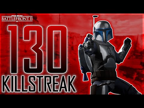 Jango Fett 130 Killstreak on Geonosis | Star Wars Battlefront 2