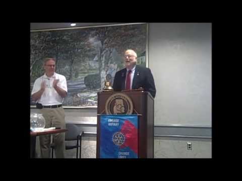 District Governor Bob Callahan Speaks to the Montgomery Sunrise Rotary Club