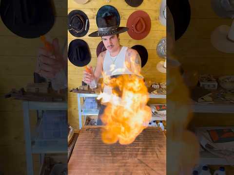 “THOMPSON” Custom porkpie hat, step by step creation process.