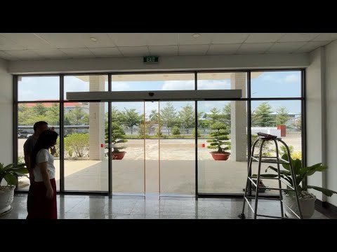 Lắp Đặt Cửa Trượt Tự Động Plus H&agrave;n Quốc tại CTY Jifa Th&agrave;nh An B&igrave;nh Dương