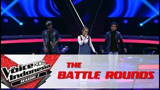 Chicko &amp; Keisha &amp; Friden &quot;Hate That I Love You&quot;| Battle Rounds | The Voice Kids Indonesia S2 GTV2017