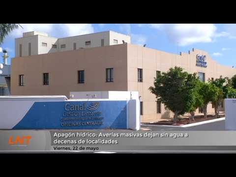Apagón hídrico: Averías masivas dejan sin agua a decenas de localidades de Lanzarote