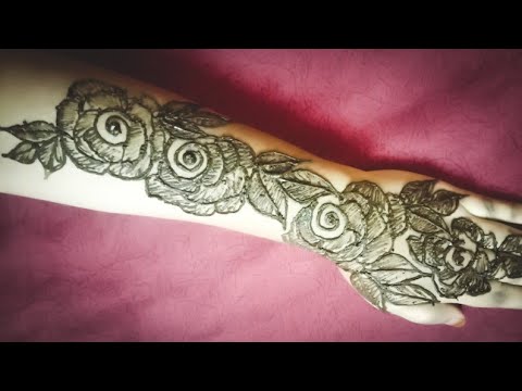 Basic floral mehndhi designs ::basic mehndhi designs for beginners ::floral mehndhi step-by-step