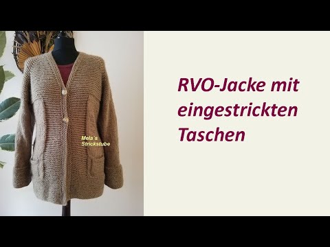 Ragmela 44 - RVO-Jacke mit eingestrickten Taschen