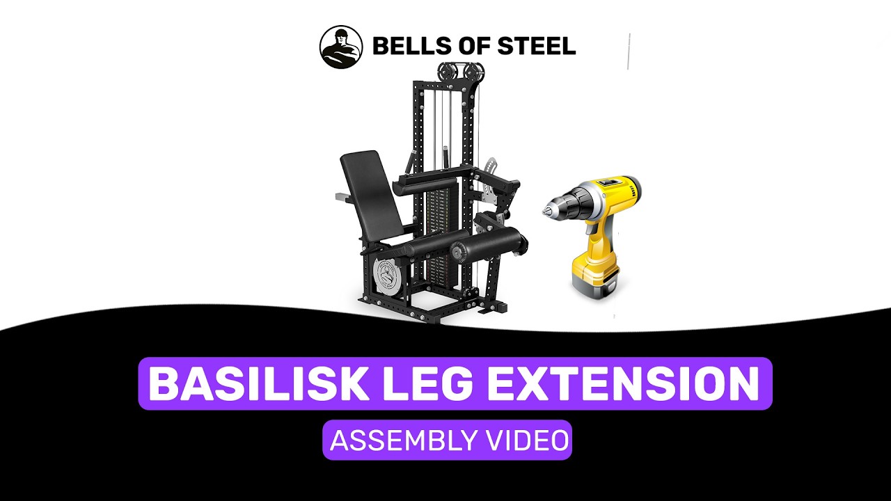 Basilisk Stack Loaded Leg Extension / Leg Curl Assembly Instructions