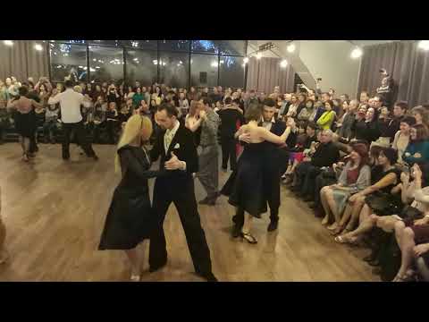 Improvisation in a ronda of Kyiv's tango teachers part 1 - 3 February 2019