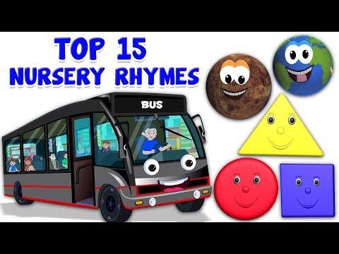 Top 15 rimas de berçário | Crianças Canções | Rimas Para Crianças | Top 15 Nursery Rhymes
