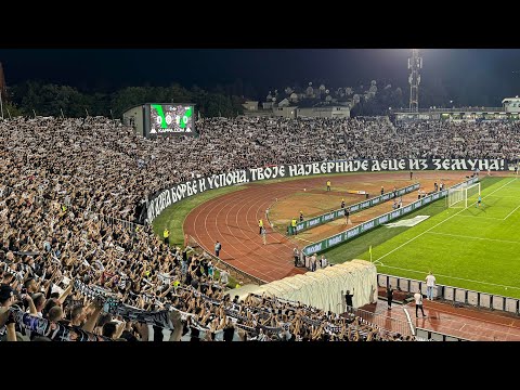 GROBARI KAO NEKADA: Navijanje na utakmici: Partizan - Oleksandriya 4:0 (31.07.2025.)