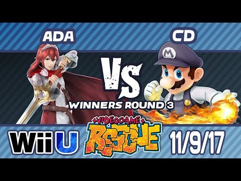 Video Game Rescue 11/9/17 - Ada (Lucina) vs. CD (Mario) - Wii U WR3