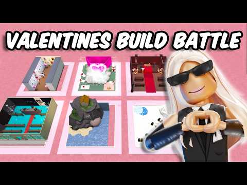 $1M VALENTINES DAY BUILD BATTLE in BLOXBURG