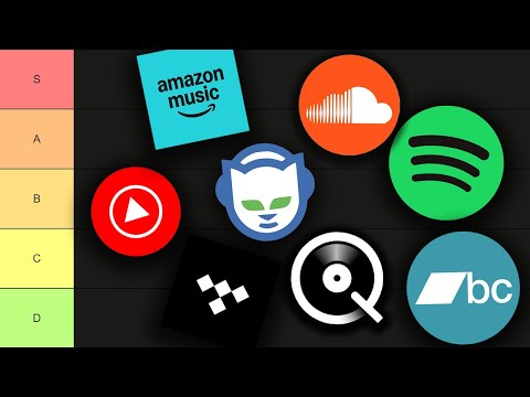 Ranking Music Streaming Services Tier List