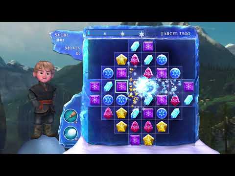 Frozen Free Fall: Snowball Fight Level 3 Walkthrough - No Power Ups