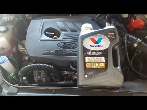 How to change the oil on a 2013-2017 ford fusion 1.5L