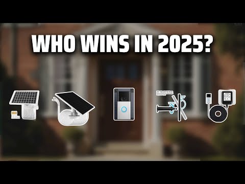 10W Solar Panel for Ring Video Doorbell 4/3/3 Plus/2 - Reliable U Shaped Power Charger for Outdoor Use (Black) video review thumbnail