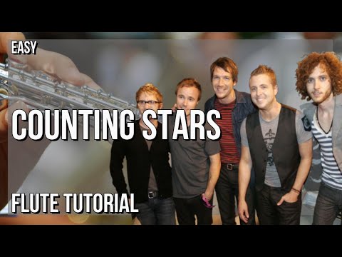 SUPER EASY: How to play Counting Stars  by OneRepublic on Flute (Tutorial)