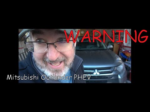 WARNING - Mitsubishi Outlander PHEV - WARNING