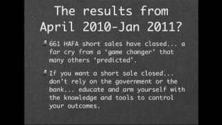 HAFA Update: Will it be a Game Changer for Short Sales?