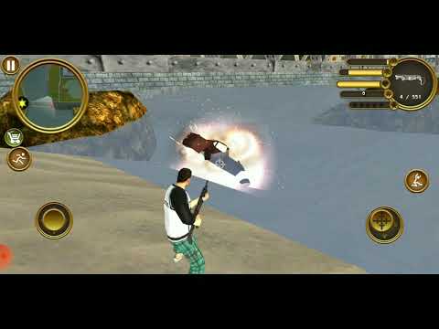 Exploding cars in underwater in US Police Crime Rope Hero Real✨