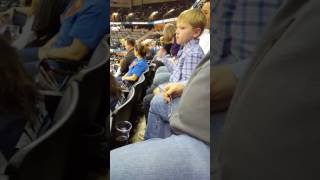 Christian at a Grizzlies game