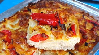 פשטידת גבינות ופלפלים גם כשרה לפסח Pepper and cheese pie for Passover, a recipe is listed below (ליהי קרויץ - מטבח בקלי קלות) - התמונה מוצגת ישירות מתוך אתר האינטרנט יוטיוב. זכויות היוצרים בתמונה שייכות ליוצרה. קישור קרדיט למקור התוכן נמצא בתוך דף הסרטון