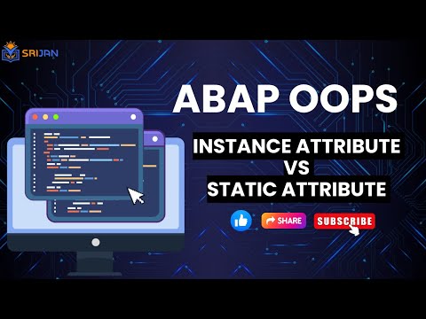 4. Instance Attribute vs Static Attribute in OOABAP