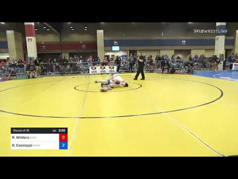 76 Kg Round Of 16 - Riley Winters, Excalibur Wrestling Club Vs Rose Cassioppi, Hononegah Wrestling