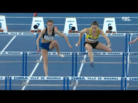 Miramas 2019 : Finale 60 m haies F (Sacha Alessandrini en 8''02)