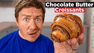 Chocolate Butter Croissants