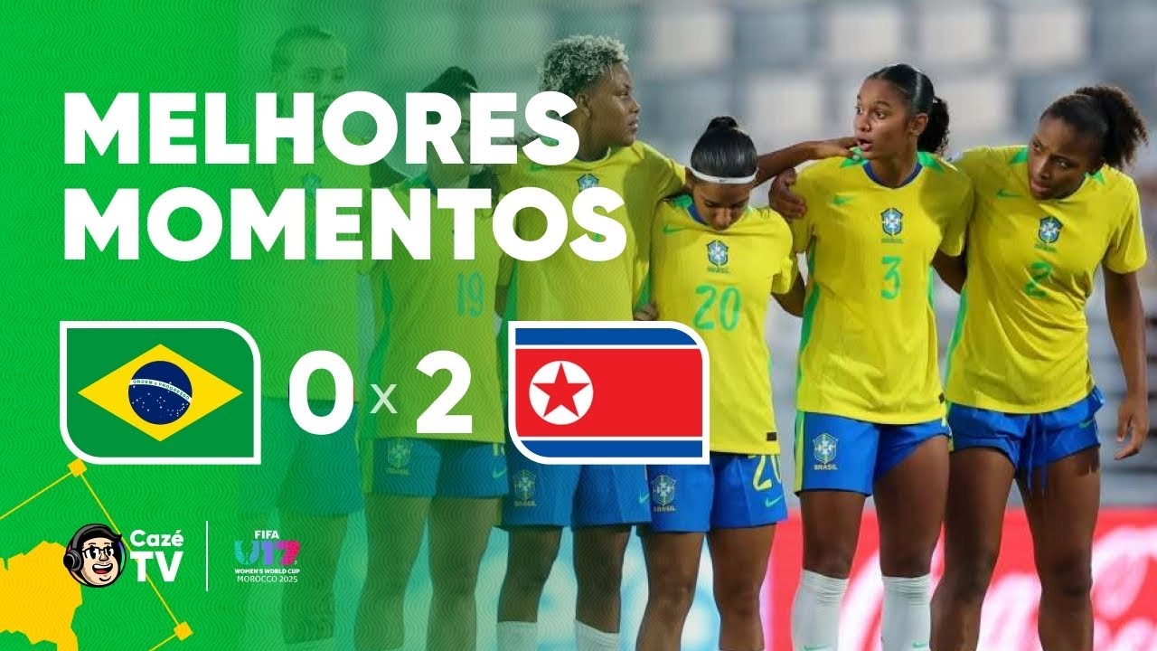 MELHORES MOMENTOS: BRASIL 0X2 COREIA DO NORTE | COPA DO MUNDO FEMININA SUB-17 FIFA™ 2025 | SEMIFINAL