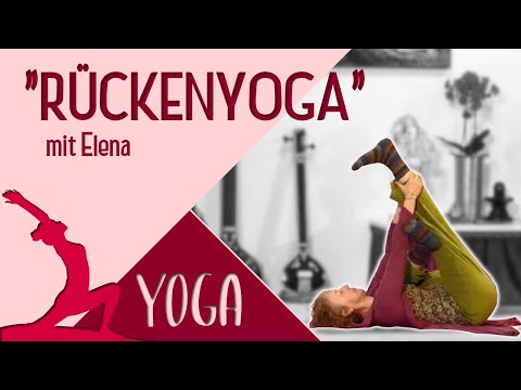 Rückenyoga Mittelstufe mit Elena für Rücken, Schultern, Nacken - Yoga Vidya Live 09:15Uhr 16.10.2020