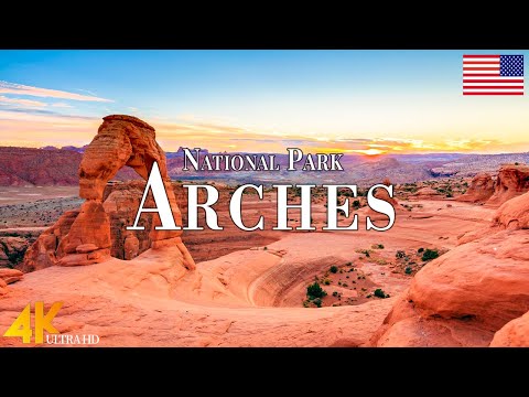 Arches National Park 4K Ultra HD • Stunning Footage, Scenic Relaxation Film with Calming Music.