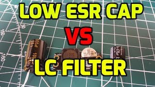 Low ESR Capacitor vs LC Filter // Drone FPV Noise Fix